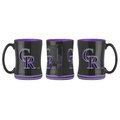 Boelter Brands Boelter 9225412249 14 oz Sculpted Relief Alternate Design Colorado Rockies Coffee Mug 9225412249